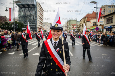 Gdynskie Urodziny Niepodleglej. Parada Niepodleglosci...