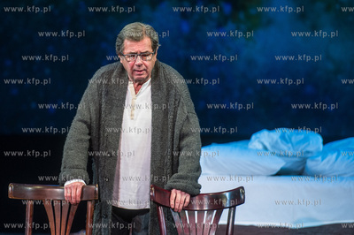 Gdansk. Teatr Szekspirowski. Proba medialna spektaklu...