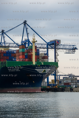 Gdansk. Terminal kontenerowy DCT. Kolejne zawiniecie...