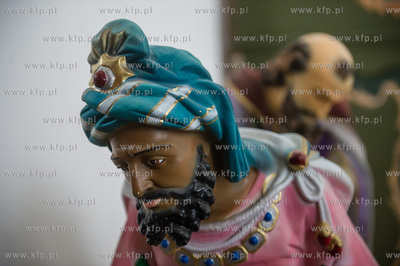 Gdansk. Szopka Bozinarodzeniowa z kosciele Sw. Piotra...