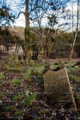Gdansk. Zdewastowane przez nieznanych sprawcow plyty...