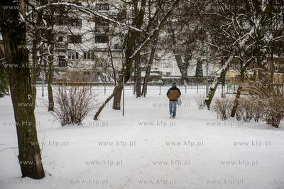 Gdańsk. Wrzeszcz. Park Uphagena.  08.02.2017 fot....