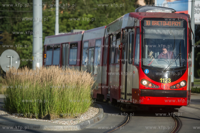 Gdańsk. Morena. Linia tramwajowa Piecki - Migowo....