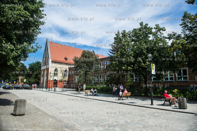 Gdańsk. Ulica Grobla. 18.07.2017 fot. Mateusz Ochocki...