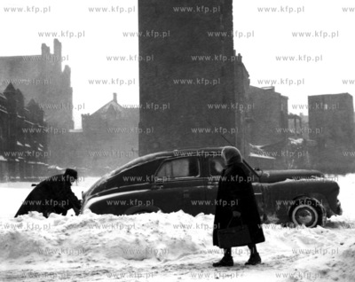 Wielka sniezyca w Gdansku w ostatnich dniach kalendarzowej...