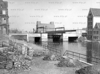 Zielony Most na Motlawie w Gdansku, kiedys byl to most...