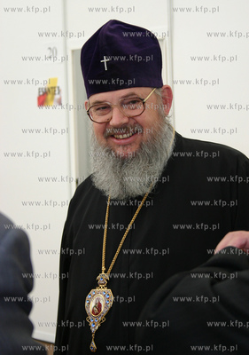 Wizyta papieza Benedykra XVI w Polsce.W centru prasowym....