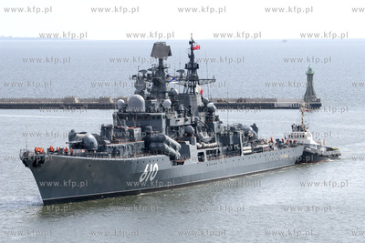 Gdynia. Wizyta trzech okretow Floty Baltyckiej Federacji...