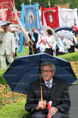 Szczecin. Papieska procesja Bozego Ciala, ulicami Szczecina...