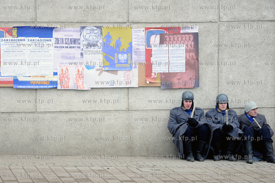 Plan zdjeciowy filmu o masakrze robotnikow na Wybrzezu...