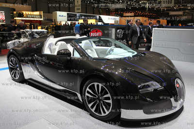Targi motoryzacyjne w Genewie. NZ. Bugatti Grand Sport
03.03.2010...