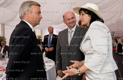 Sopot. Hipodrom. Letnia Gala Biznesu. n/z wiceprzewodnicz1cy...