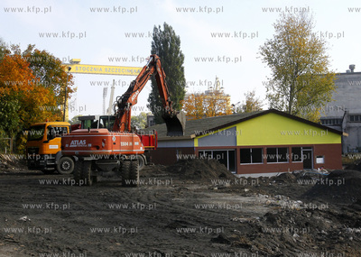 Szczecin, Budowa sklepu Biedronka na terenie zamknietej...