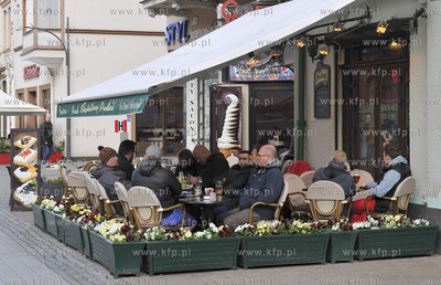 Sopot. Ulica Monte Cassino tzw. Monciak. Na zdjeciu...