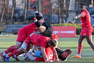 Sopot. Stadion Ogniwa Sopot. Ekstraliga rugby. Ogniwo...