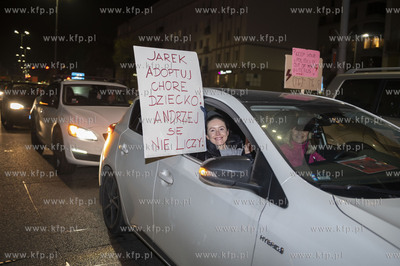 Gdynia. Protest samochodowy wobec kontrowersyjnego...