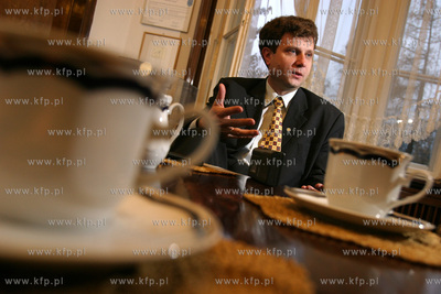 Jacek Karnowski -prezydent Sopotu.25.11.2003fot....