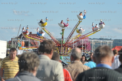 Dozynki w Luzienie na Kaszubach. Atrkacja imprezy bylo...