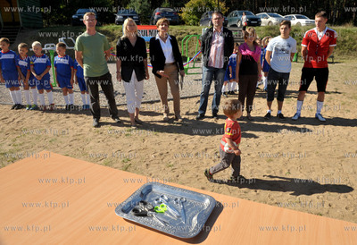 Otwarcie silowni zewnetrznej we wsi Sulmin na Kaszubach....