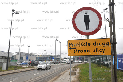 Okolice lotniska w Gdansku Rebiechowie i ul. Slowackiego,...