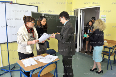 Gimnazjum św. Jana de La Salle w Gdańsku. Egzamin...