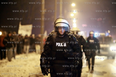 Gdańsk, Protest przeciwko podpisanej przez Polskę...