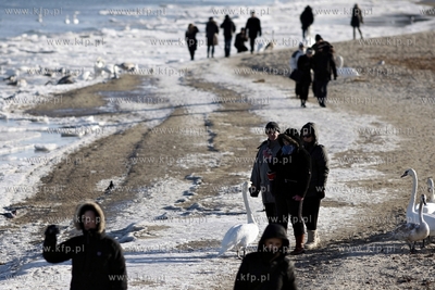 Sopot. Plaża w okolicach molo.
20.02.2012
fot. Krzysztof...