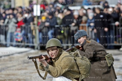 Inscenizacja bitwy o Sopot na terenach zamknietego...