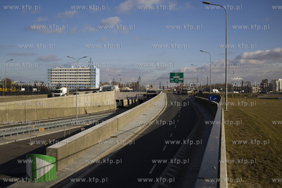 Gdańsk Letnica. Przygotowania do otwarcia tunelu pod...