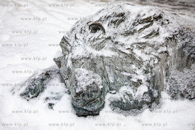 Zima w Gdańsku. Fontanna Czterch Kwartałow.
09.02.2021
fot....