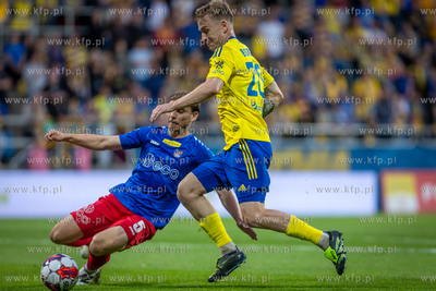 Baraże o ekstraklasę. Arka Gdynia - Odra Opole. Nz.
30.11.2023
fot....