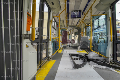 Zajezdnia Wrzeszcz. 12 z 15 tramwajów Pesa Jazz Duo...