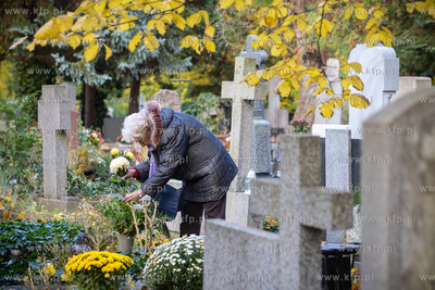 Cmentarz Oliwski w Gdańsku. 30.10.2023 / Fot. Anna...