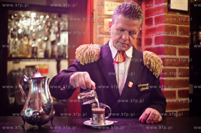 Restauracja Gdanska przy ul. Sw. Ducha. Barysta Waldemar...