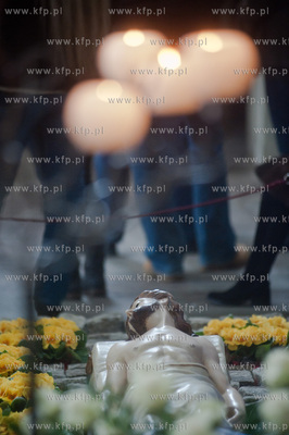 Gdansk.Swieta Wielkanocne w kosciele Sw. Mikolaja....