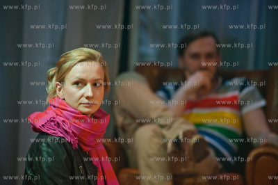 Gdansk. Teatr Wybrzeze. Scena Malarnia. Proba medialna...