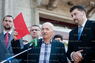 Gdansk. Konferencja prasowa przedstawicieli Kongresu...