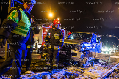 Gdansk. Wrzeszcz. Skrzyzowanie Alei Grunwaldziej i...