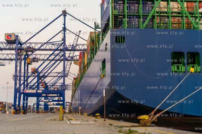 Gdansk. Terminal kontenerowy DCT. Kolejne zawiniecie...