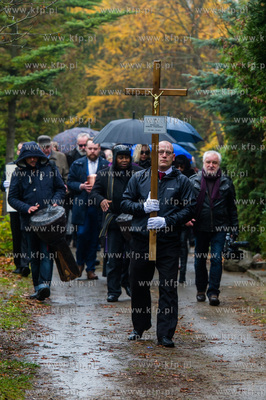 Gdansk. Cmentarz Lostowicki. Pogrzeb Magdy Kunickiej...