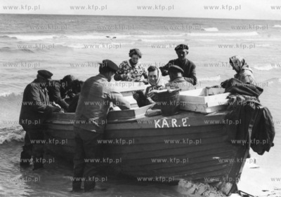 Rybacy z Karwi na Kaszubach. 1982 odb_03_194 Fot. Zbigniew...