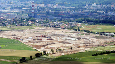 Gdynia z lotu ptaka. Nz. Plac budowy 
29.06.2007
Fot....