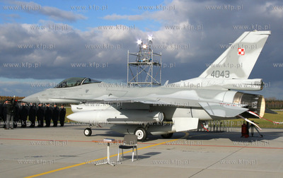 Poznan, Krzesiny Nz. Lockheed Martin F-16C Jastrzab...