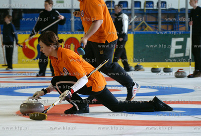 Gdansk, Hala Olivia. Mistrzostwa Polski w Curlingu....