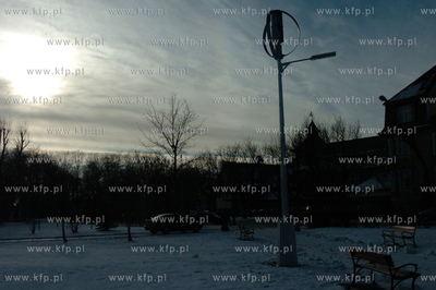 W Ustce testowana jest pierwsza w Polsce lampa uliczna...