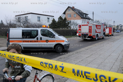 Wybuch butli z gazem w domku jednorodzinnym przy ul....