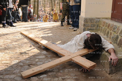 W scenerii Kaszubskiej Golgoty zostala odegrana Inscenizacja...