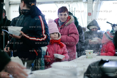 Juz po raz szesnasty zorganizowano Wigilie dla ubogich,...