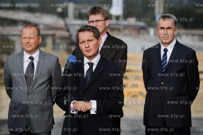 Gdansk. Budowa drogi ekspresowej S7 - Poludniowej Obwodnicy...