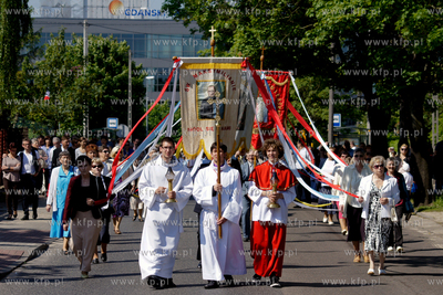 Procesja Bozego Ciala parafii sw. Maksymiliana Kolbe...